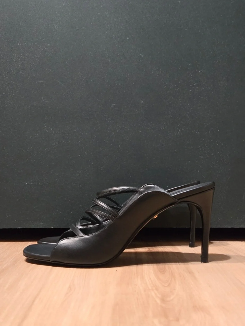 kendall miles | racy sandals | open toe | heeled | black | size: IT 43 (US: 13)